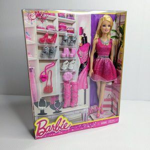 NIB Barbie Doll with accessories by Mattel